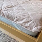 Štepani čaršav 90x200cm puder roze