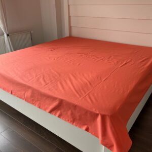 Čaršav Ranforce singl ležaj Narandzasti