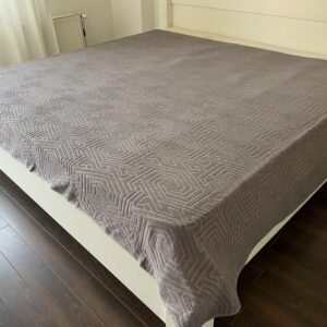 Pamučni prekrivač Summer Siva boja