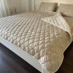 Viktorija set frotir/pamuk prekrivač Cream 200x200cm