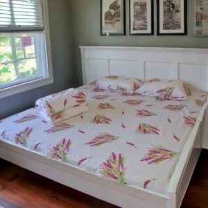 Komplet Krep 100% pamuk Pink Lavanda