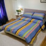 Posteljina Damast Dalia 150x200cm Plavo/Žuta boja