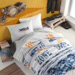 Posteljina Cotton Life 160x220cm Freezone mavi