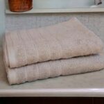 Peškir Indy 50x100cm 550g/m2 Bordura Kapućino
