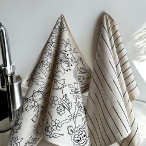 Set kuhinjskih krpa print beige