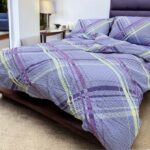 Posteljina Mikrofiber Ljubičasta boja 200x200cm