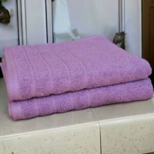 Peškir Indy 50x100cm 550g/m2 Bordura Ljubičasti