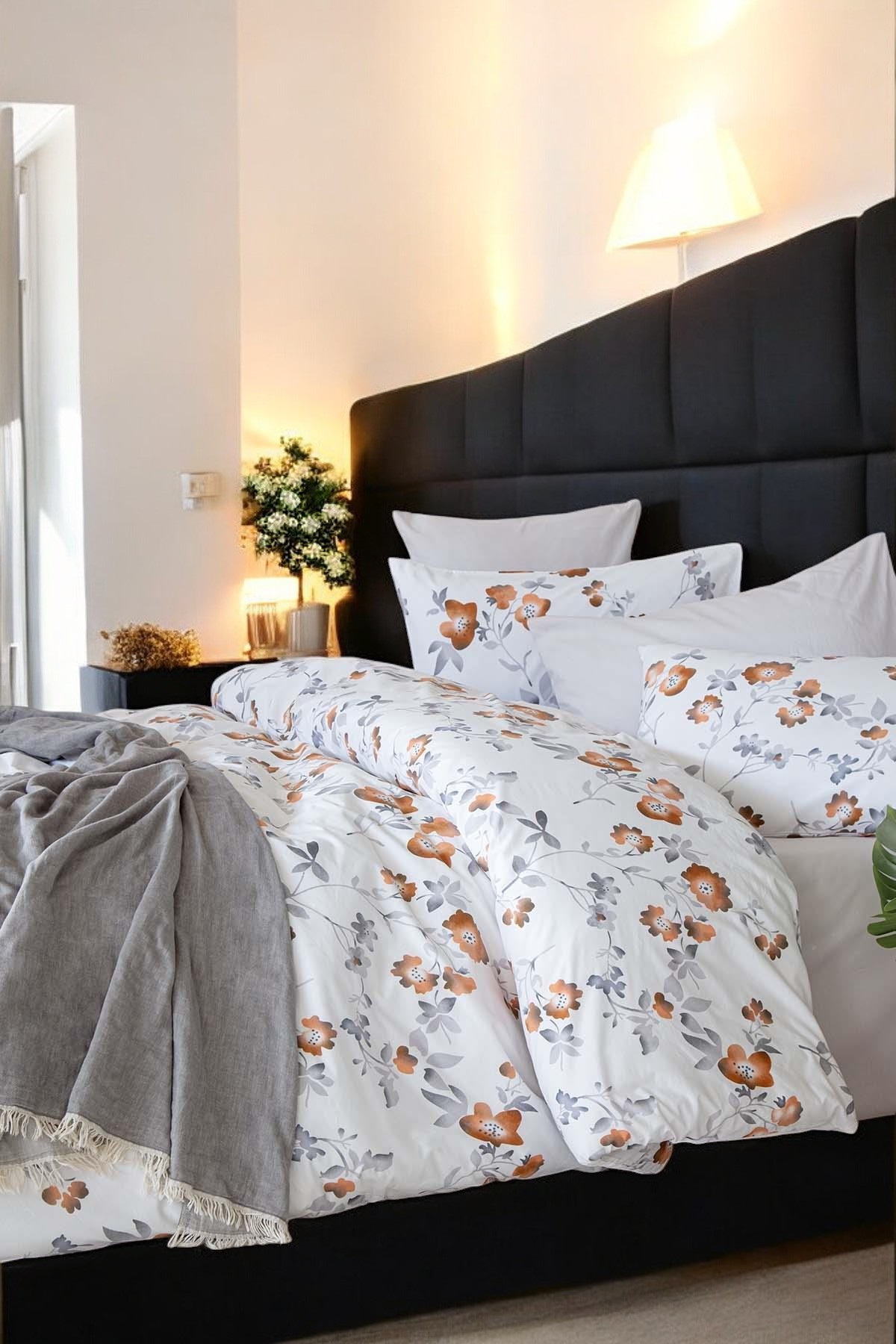 posteljinapoplinbraon-cvet-1