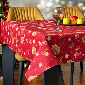 Stolnjak 150x150cm Novogodisnji Crvena boja