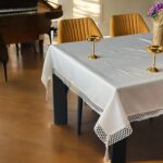 Stolnjak Milje 160x220cm Bela boja