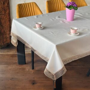 Stolnjak Milje 160x220cm Braon/bela boja