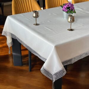 Stolnjak Milje 160x220cm Sivo/bela boja