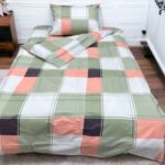 Posteljina Damast Dalia 150x200cm Zelena kocka