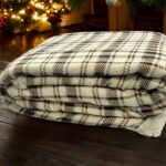 Ćebe Bela/Braon boja 150x200cm A9