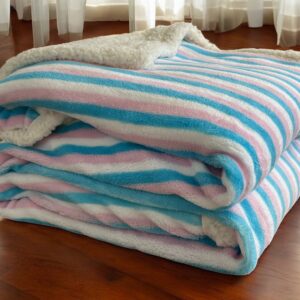 Ćebe Plavo/Roze boja 150x200cm A18