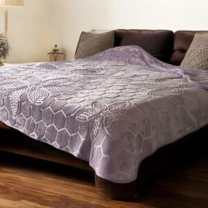 Ćebe Merinos 220x240cm D2 Lotos Lubičasta boja