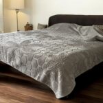 Ćebe Merinos 220x240cm D7 Lotos Siva boja