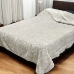 Ćebe Merinos 220x240cm D6 Mali cvet Siva boja