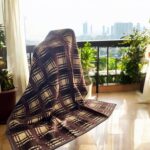 Ćebe 200x155cm Old Time Braon/Bež boja