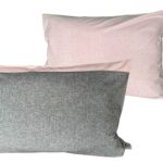 Jastucnica od Flanela 50x70cm Dva lica Roze/Siva boja