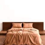 Posteljina Šifon 200x200cm Kajsija boja