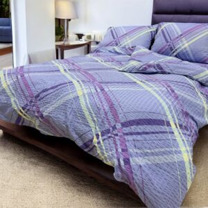 Posteljina Mikrofiber Ljubičasta boja 150x200cm Singl