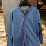 Muška pidzama komplet na kopčanje - L veličina Plava boja