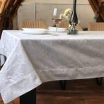 Stolnjak Nerry Bela boja 160x220cm