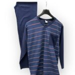 Muška pidzama-komplet L veličina Teget boja