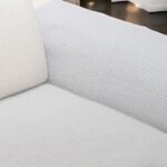 Fleker-prekrivač garnitura BOHO (trosed-dvosed-fotelja) Siva boja