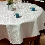 Stolnjak Ovalnog oblika 160x220cm Roze boja-lotos