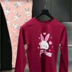 Ženska pidzama-komplet S veličina KOD 6006