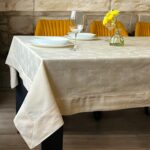 Stolnjak Nisan Bež boja 160x220cm