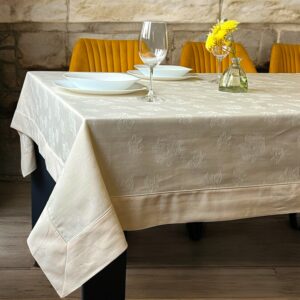 Stolnjak Nisan Bež boja 160x220cm