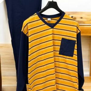 Muška pidzama-komplet M veličina Žuta boja