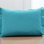 Jastučnica 50x70cm 100% Damast Saten Tirkiz boja