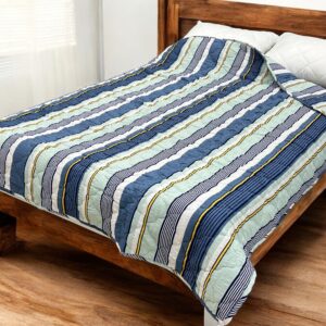 Prekrivač Singl 140x200cm mikrofiber Blue/yelow