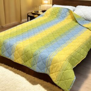 Prekrivač Singl 140x200cm mikrofiber Blue/green