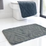 Dvodelni set prostirki za kupatilo – Cik-cak dizajn A6