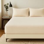 Čaršav Flanel 150x200cm+25cm Svetlo bež boja