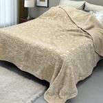 Ćebe Merinos 220x240cm A8 Cvet Krem boja