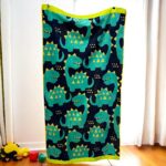 Dečiji plažni peškir Dino – 80x160 cm, 100% pamuk A23