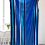 Plažni peškir “ Blue Ocean Stripes” – 90x164 cm, 100% pamuk A18