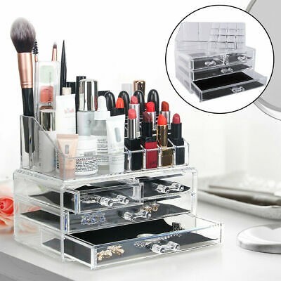 Cosmetic-4-Drawer-Clear-Acrylic-Box-Organizer-Storage