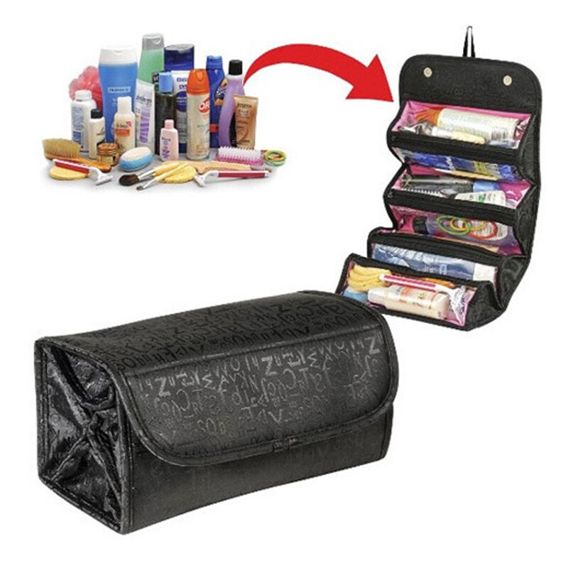 Roll-N-Go-Cosmetic-Bag-2015-New-Hot-Makeup-storage-as-seen-TV-Lady-Magic-Toiletries