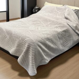 Ćebe 160x220cm Merinos List siva boja