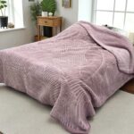 Ćebe Merinos 220x240cm A4 List Vino boja