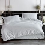 Set od satena-Posteljina 200x220cm Beyaz