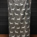 Plažni peškir "Dachshund Love" 160x83 cm – 100% pamuk A3