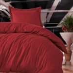 Set od satena-Posteljina 160x220cm Bordo boja